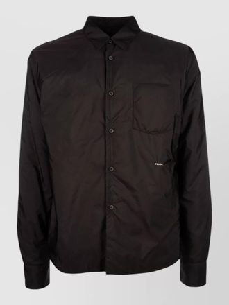 Prada shirt style jacket chest pocket long sleeves
