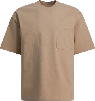 Auralee Cotton T-Shirt T-Shirts Beige-Uomo
