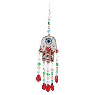 OEM El S&iacute;mbolo De La Mano De Hamsa Representa El Equilibrio Espiritual. Este Adorno De Pared, Combinado Con Cristales Para La Sanaci&oacute;n De Los Chakras, Bri