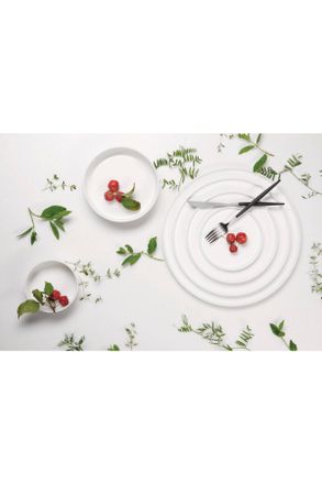 ASA Keramik Schale - Asymmetrische Weiße Schüssel 22.5cm, Spülmaschinenfest