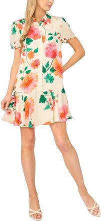 Ted Baker Ellie Ruffle Hem Dress in Antique White at Nordstrom, Size 14