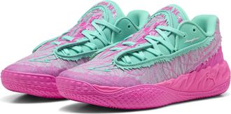 Puma Scarpe da basket MB.05 Lo Miami unisex, Accessori, Verde, 49.5