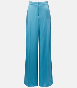 Stella McCartney Satin wide-leg pants