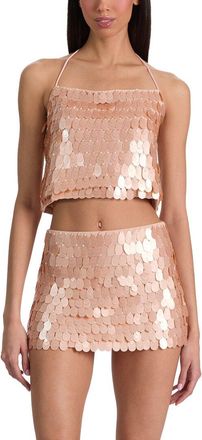 Alice & Olivia Alice + Olivia Grazi Paillette Top