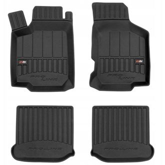 OEM Alfombras De Goma Seat Toledo 2 1999-2004 3d Maleteros