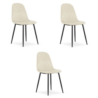 OEM Silla Asti - Terciopelo Beige X 3