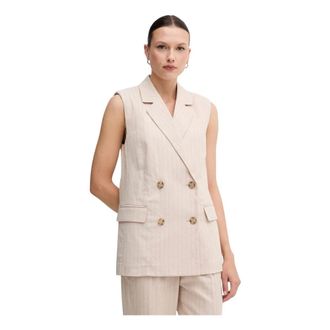 Benetton Mujer, Chaquetas, Beige, Talla: L
