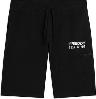 Freddy Shorts con stampa TRAINING e tasca zip