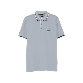 HUGO BOSS Logo-print Tipped Polo Shirt