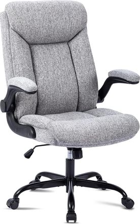 OEM Silla Giratoria Ergon&oacute;mica De Color Gris, Regulable En Altura, Para Uso En Oficina Y Hogar