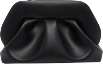 Themoir&egrave; Gekreukelde Clutch - Dames - Clutches - Zwart - ONE Size - Tassen