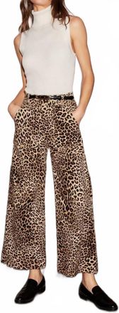 Fifteen Twenty Rylee Cropped Pants In Leopard