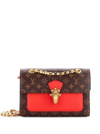 Louis Vuitton Victoire Handbag Monogram Canvas and Leather shoulder bag - Marrone
