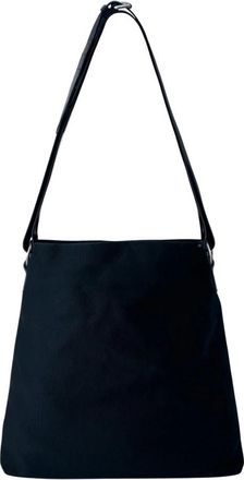Dries Van Noten Canvas Schoudertas - Heren - Schoudertassen - Zwart - ONE Size - Katoen - Tassen