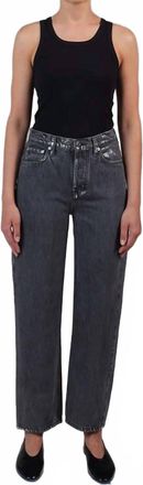 Ética Tyler High Rise Vintage Straight Jean In Icicle