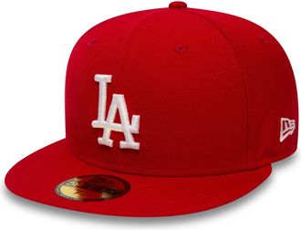 New Era Los Angeles Dodgers 59fifty Cap MLB Basic Red/White - 7 1/4-58cm
