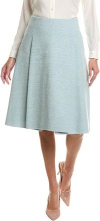 Oscar De La Renta Oscar De La Renta Silk-Lined Wool-Blend Tweed Skirt