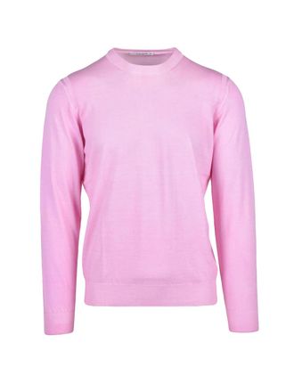 KANGRA Pink Cotton Men Sweater