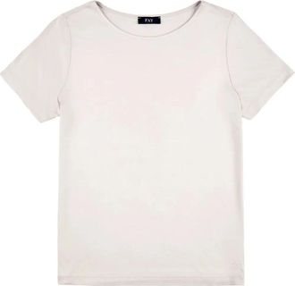 Fay Stijlvol poloshirt - Dames - T-shirts - Beige - L - Tops