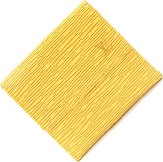 Louis Vuitton Epi Yellow Epi Leather Wallet (Tri-Fold) (Pre-Owned)