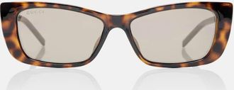 Gucci Occhiali da sole rettangolari