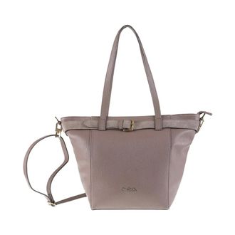 Pierre Cardin Dollaro Schoudertas - Dames - Tassen - Beige - Maat: ONE Size Katoen
