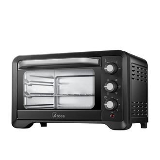 Ardes Horno El&eacute;ctrico Con Temporizador Y 6 Funciones De Cocci&oacute;n, 1380 W, Color Negro, Ardes Ar6222pb