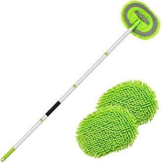 OEM Juego De Cepillo Para Lavado De Autos De 157 Cm (62 Pulgadas) Con Guantes, Mango Largo, Esponja Y Mopa Para Polvo. Kit De Cuidado Del Autom&oacute;vil Con Ca