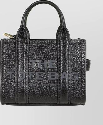 Marc Jacobs mini grained leather keychain