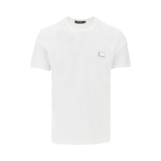Dolce & Gabbana Logo plate T-shirt Man 46