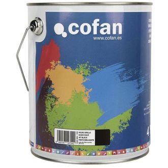 cofan Esmalte Sint&eacute;tico (4 L) Negro Brillo, Esmalte Sint&eacute;tico Al Disolvente Disponible En Una Amplia Gama De Colores Y Tonalidades Fabricado A Base De Resin