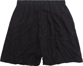 Balenciaga Logo-Print Pyjama Shorts Black 719975TON041000