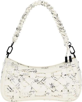 Desigual Handtas met Ritssluiting - Dames - Schoudertassen - Beige - ONE Size - Tassen