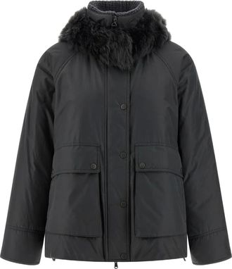 Brunello Cucinelli Giacca con cappuccio - Grigio