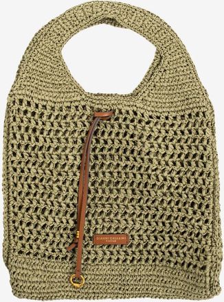 Gianni Chiarini Borsa Nefeli in crochet verde