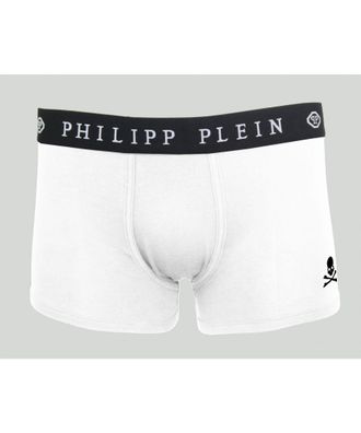 Philipp Plein Boxer shorts 2-Pack Mens White Cotton - Size Large