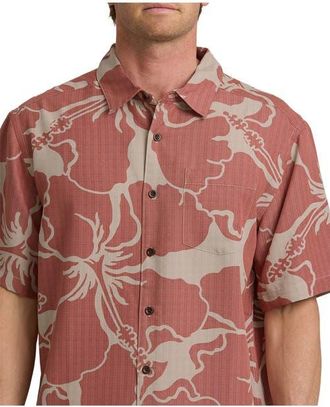 Quiksilver Bay Breeze WM SS Short Sleeve Shirt in Marsala at Nordstrom, Size Xx-Large