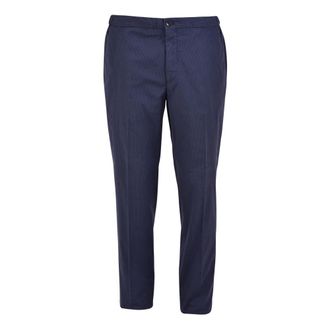 Incotex Heren, Broeken, Blauw, Maat: M