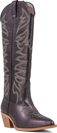 Shushop Zerena Western Boot in Gunmetal at Nordstrom Rack, Size 7.5