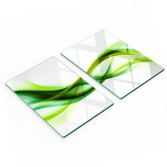 OEM Pannelli Decorativi Multifunzionali In Vetro Con Motivo Onde Astratte, 2x40x52 Cm