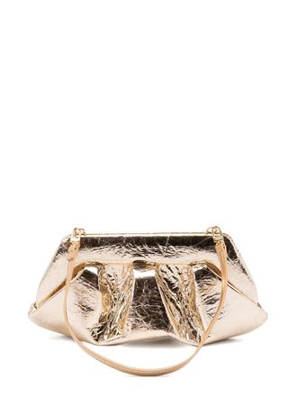 Themoirè Gea Pineapple metallic-finish clutch bag - women - Other fibres - One Size - Yellow