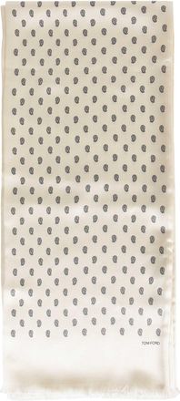 Tom Ford Paisley Print Silk Scarf