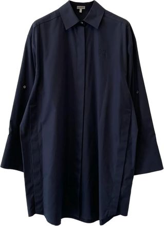 Loewe button-down shirt dress - Blu