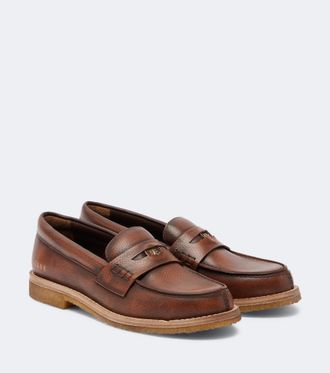Golden Goose Jerry leather penny loafers