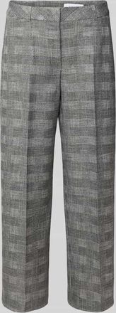 Comma Straight Fit Anzughose mit B&uuml;gelfalten in Graphit, Gr&ouml;&szlig;e 42