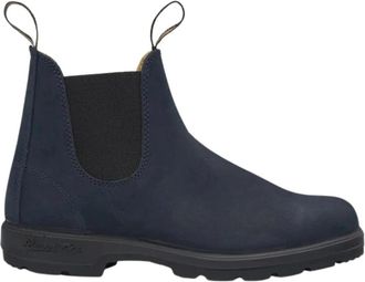 Blundstone Klassieke Chelsea Enkellaarsjes - Heren - Chelseaboots - Blauw - 42 1/2 EU - Leer - Schoenen
