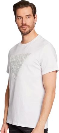 Guess Hombre, Camisetas, Blanco, Talla: L