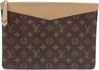 Louis Vuitton Pre-owned Clutches, female, Brown, Size: ONE SIZE Pre-owned M64591 Daily Pouch
