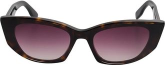 Karl Lagerfeld Cat Eye Zonnebril - Dames - Zonnebrillen - Bruin - ONE Size - Accessoires