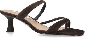 Steve Madden Womens Suede Ajay Brown Sandals - Size UK 5